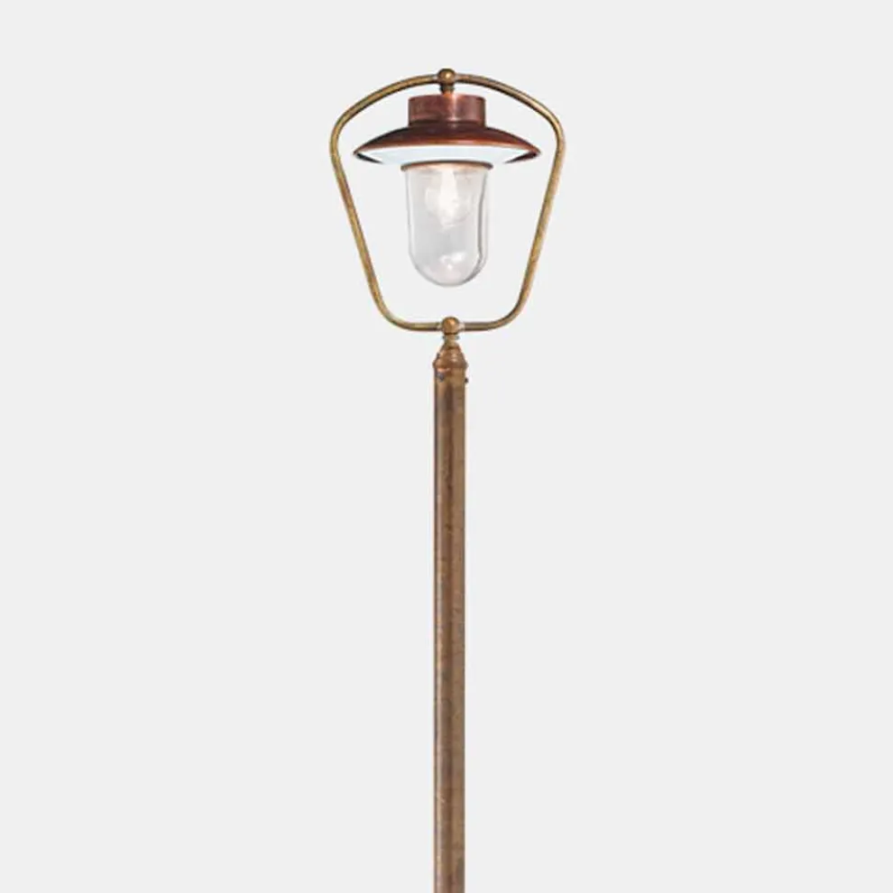 Vintage Außenlaterne aus Kupfer und Messing, 2 Höhen - Calmaggiore von Il Fanale