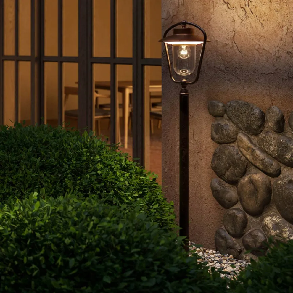 Vintage Außenlaterne aus Kupfer und Messing, 2 Höhen - Calmaggiore von Il Fanale