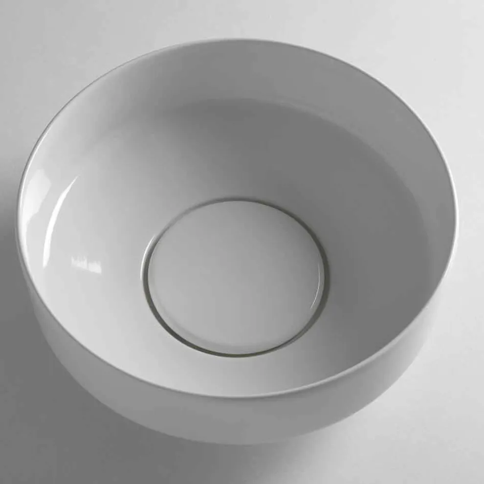 Vintage Aufsatzwaschbecken aus Keramik Made in Italy - Gabriel