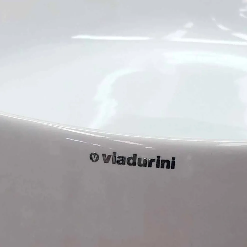 Vintage Aufsatzwaschbecken aus Keramik Made in Italy - Gabriel