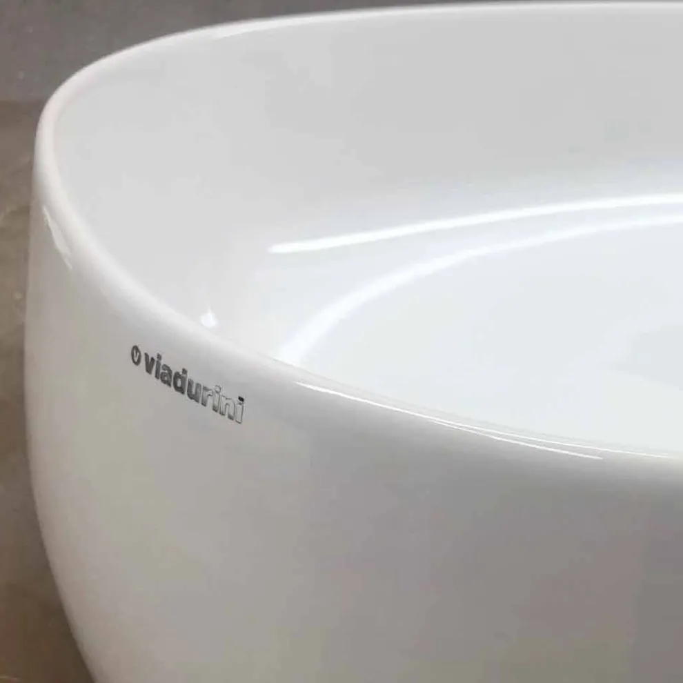 Vintage Aufsatzwaschbecken aus Keramik Made in Italy - Gabriel