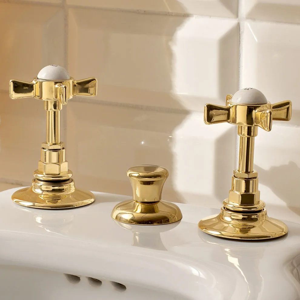 Vintage Bidetarmaturen aus Messing Interne Lieferung Made in Italy - Katerina