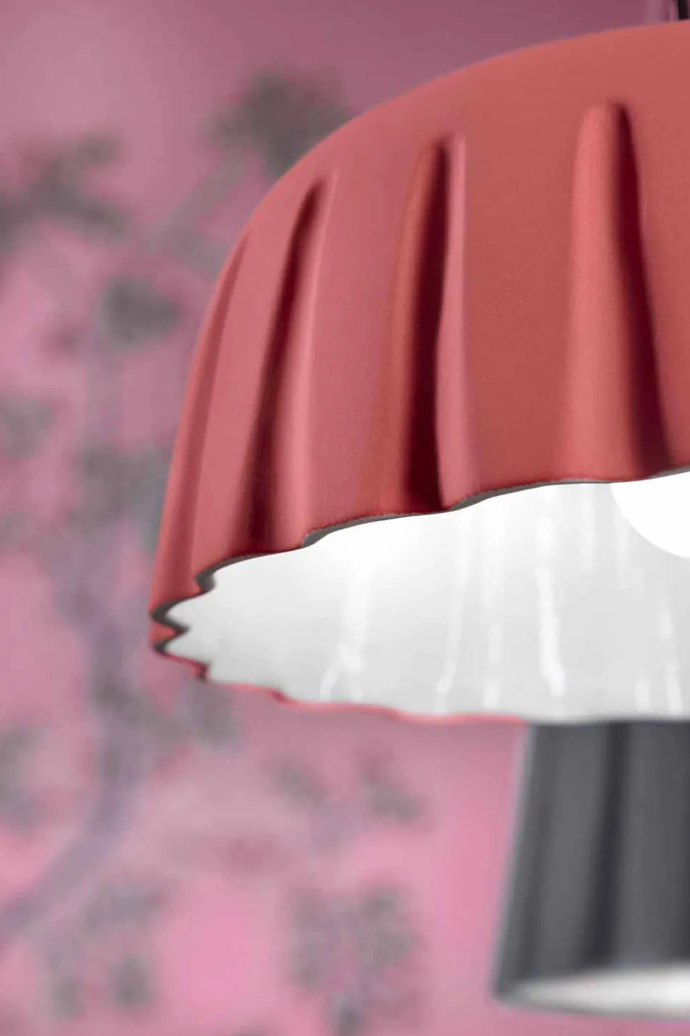 Vintage Design Keramik Deckenleuchte Made in Italy - Ferroluce Madame Grès