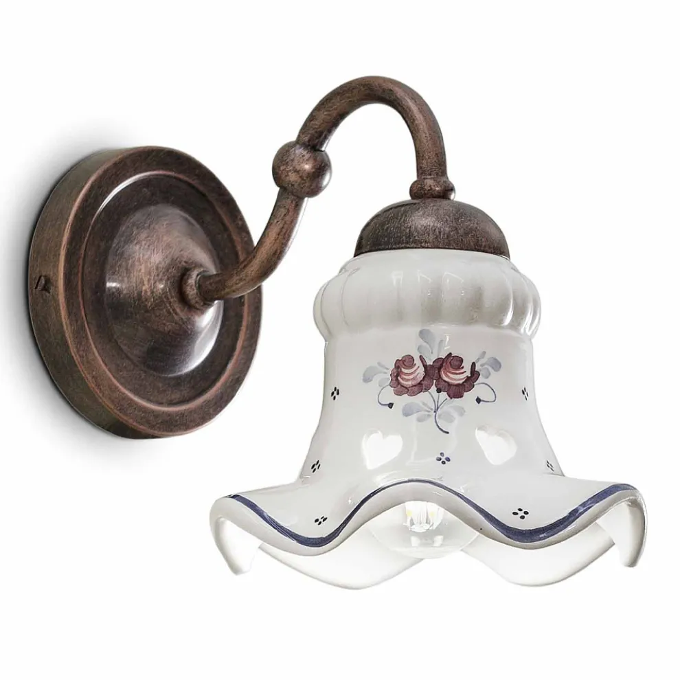 Vintage Eisen und Keramik handgefertigte Applikationen und von Hand verziert - Chieti