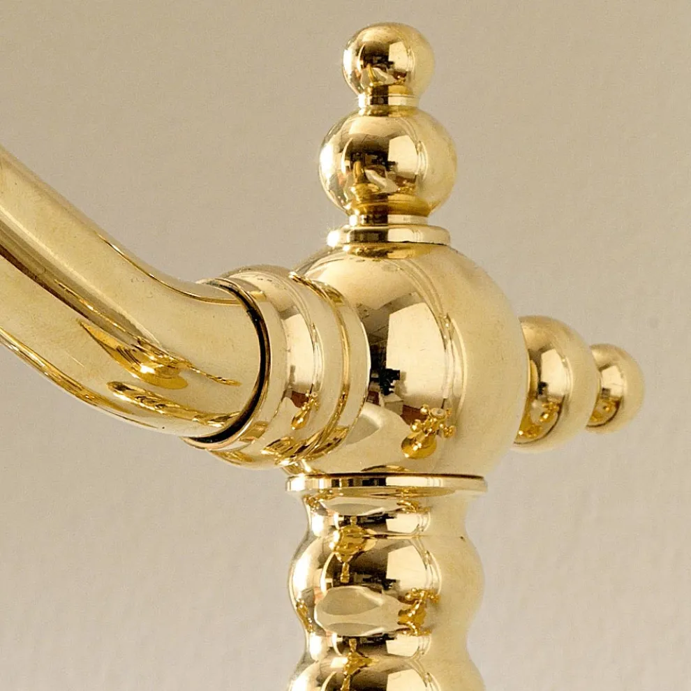 Vintage 3-Loch-Bidetarmaturen aus Vintage-Messing Made in Italy - Ursula