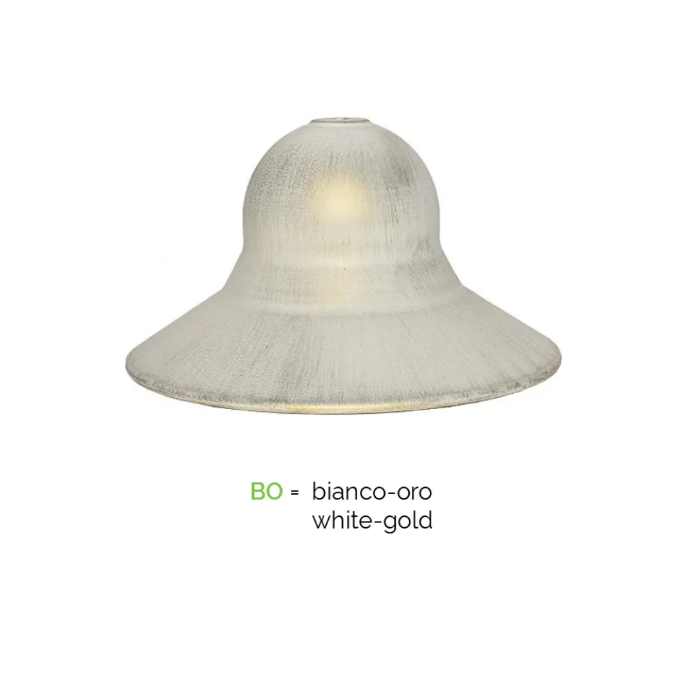 Vintage-Gartenlampe mit 2 Lichtern aus Aluminium, hergestellt in Italien – Cassandra