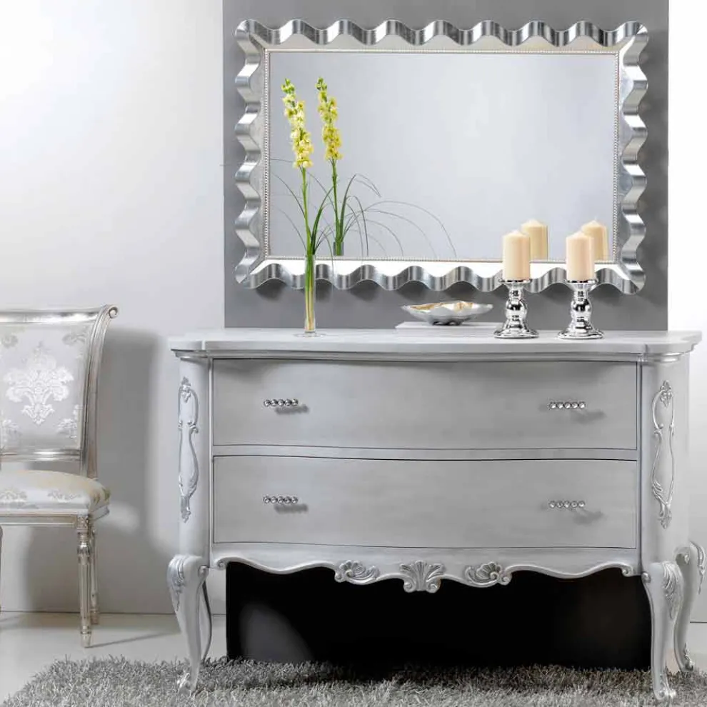 Schlafzimmerkommode im klassischen Wohnstil aus Massivholz Bone