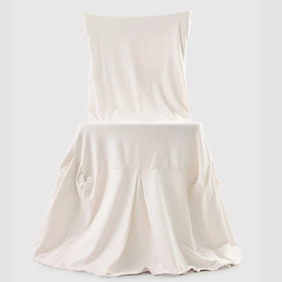 Eleganter Stuhlbezug für Wohnzimmer aus farbiger Baumwolle mit Rückenlehne - Filippa