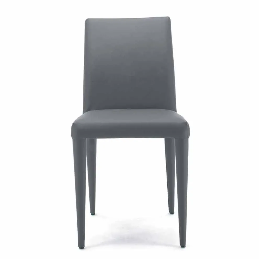 Vollgepolsterter Wohnstuhl, hergestellt in Italien – Marziana