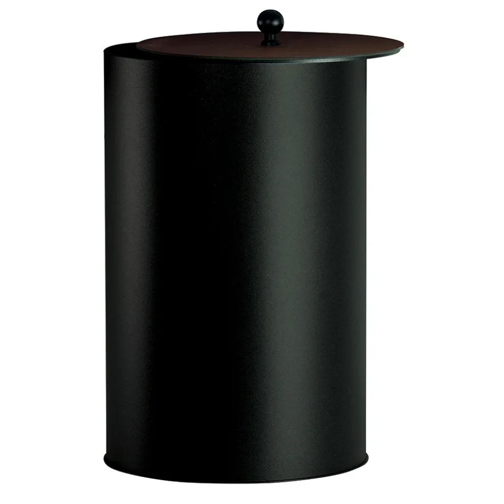 Zylindrischer Pelletbehälter mit Deckel in verschiedenen Ausführungen, hergestellt in Italien – Flamingo