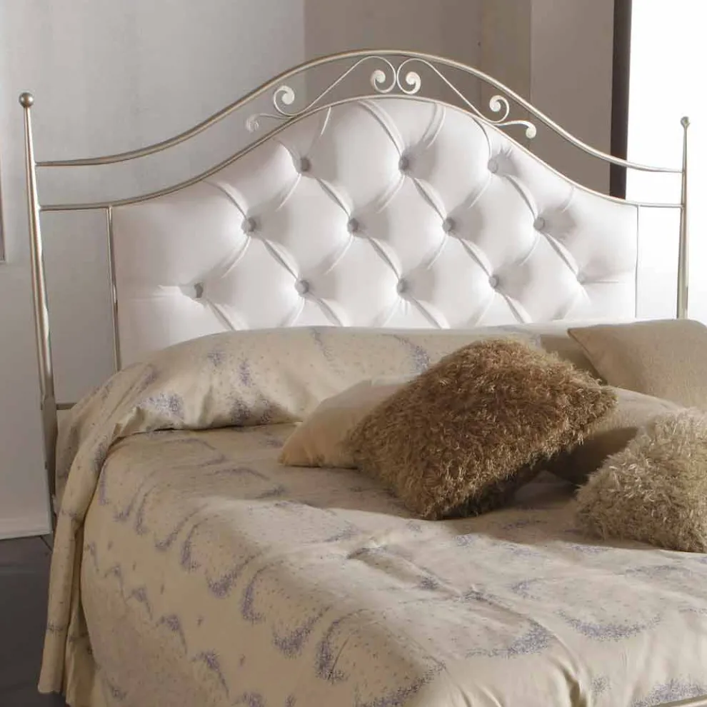 Doppelbett gepolstert handgefertigt 160x190 cm aus Eisen Gracie