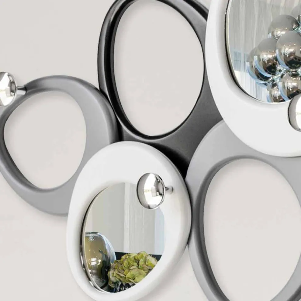 Wand-Kleiderständer in modernem Design Molecole Viadurini Decor