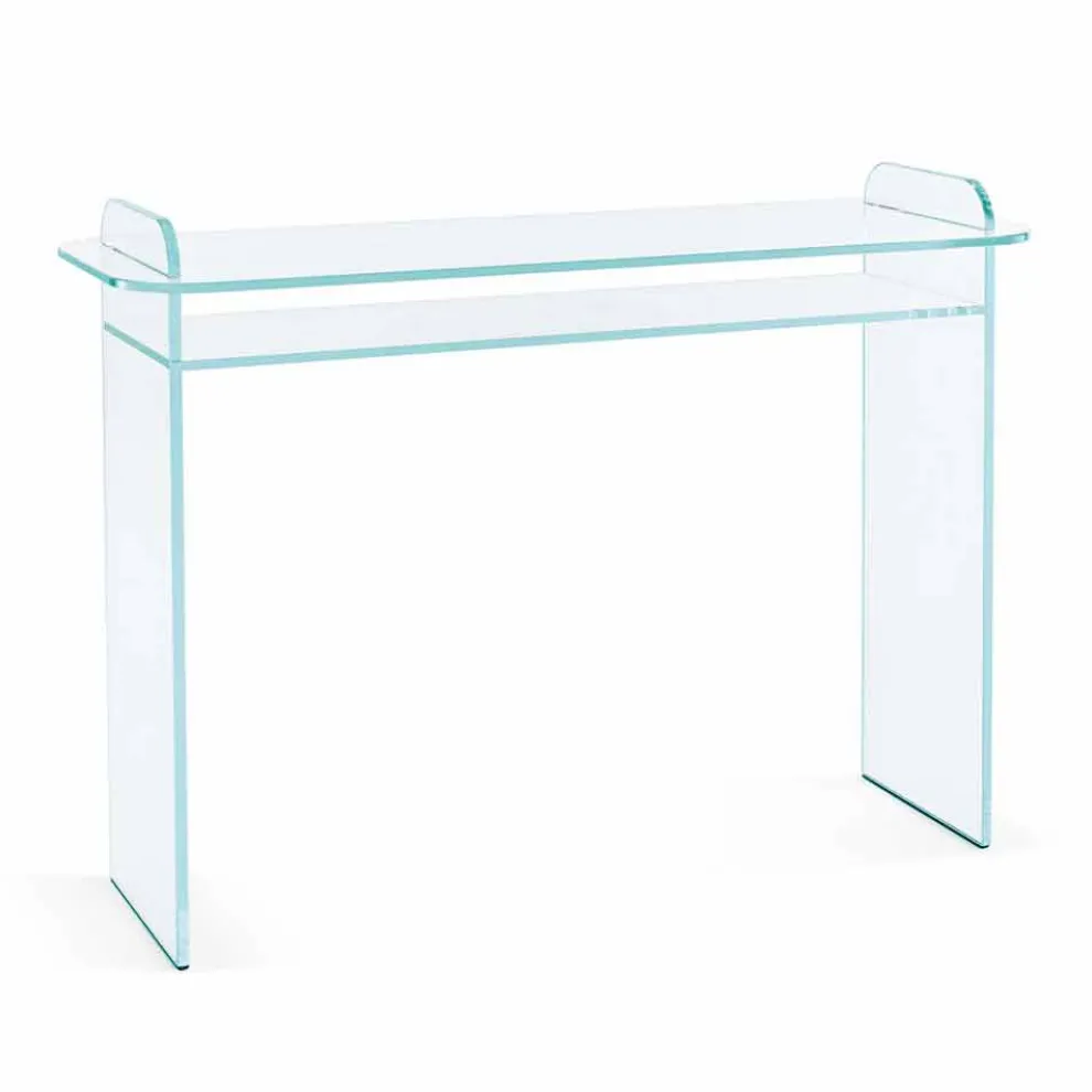 Wandkonsole für den Eingang in Extra-Klarglas-Luxus-Design - Salvie