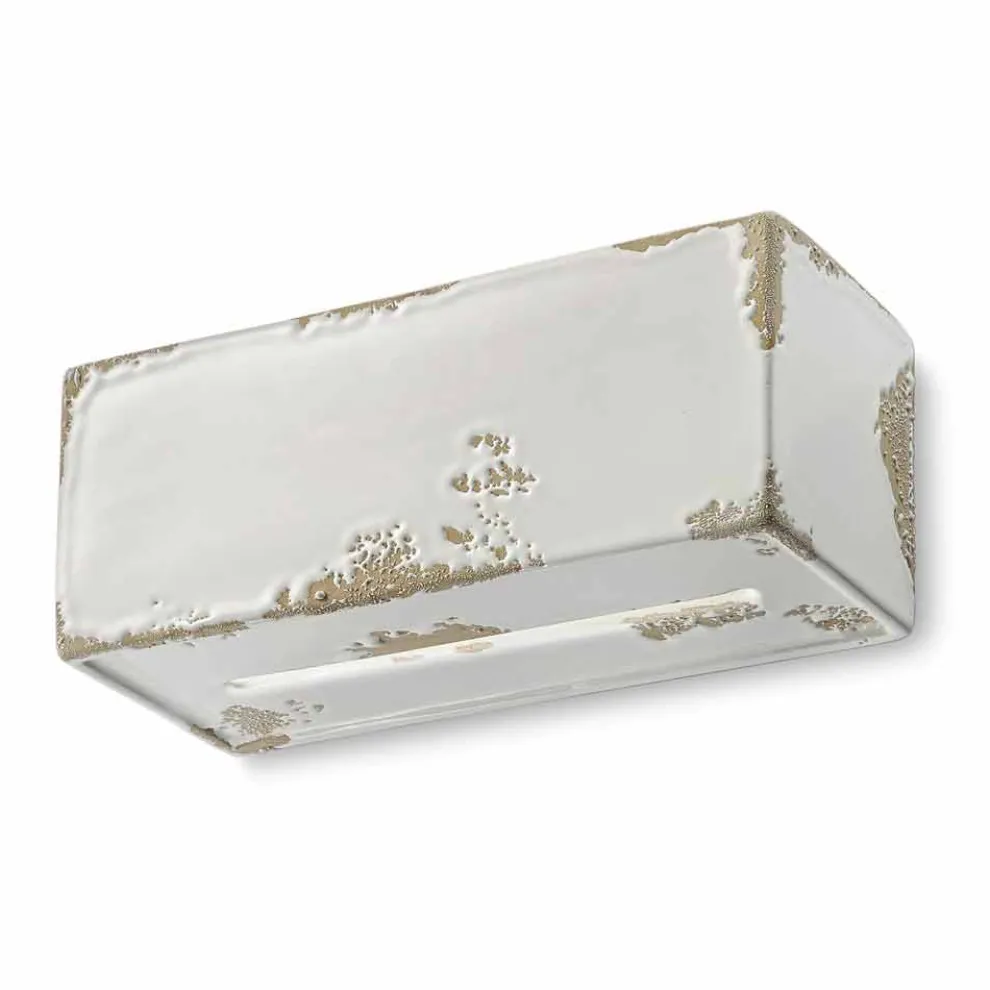 Wandlampe aus Keramik im Retro Design Ferroluce