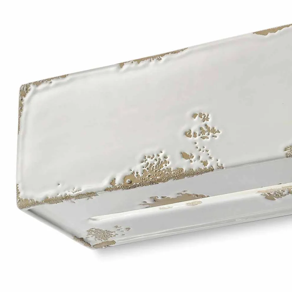 Wandlampe aus Keramik im Retro Design Ferroluce