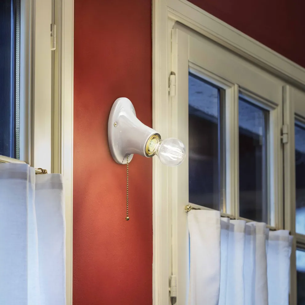 Wandlampe aus Keramik von Ferroluce Trieste