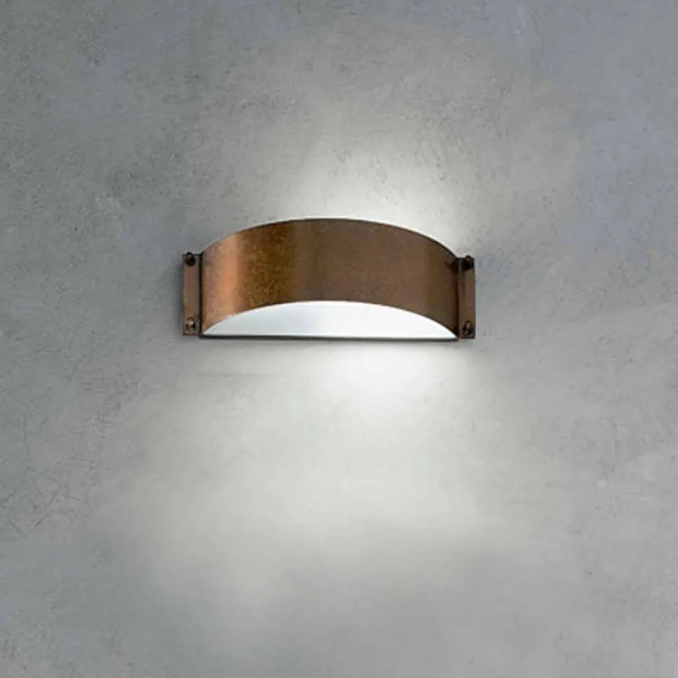 Wandlampe aus Kupfer und Methacrylat Fashion klein Aldo Bernardi