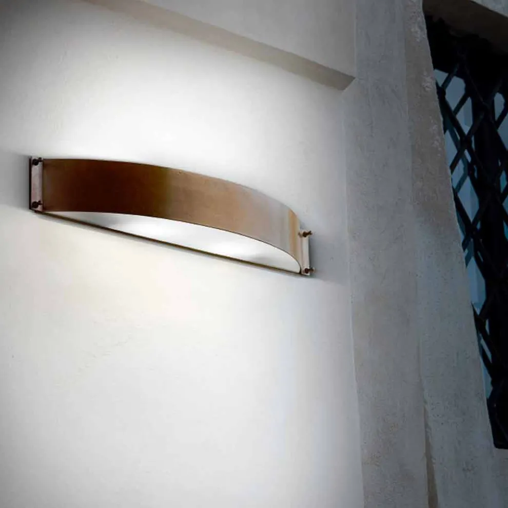 Wandlampe aus Kupfer und Methacrylat Fashion Aldo Bernardi