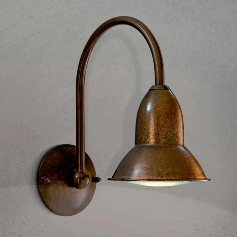 Wandlampe für den Außenbereich aus Messing Jasmine von Aldo Bernardi