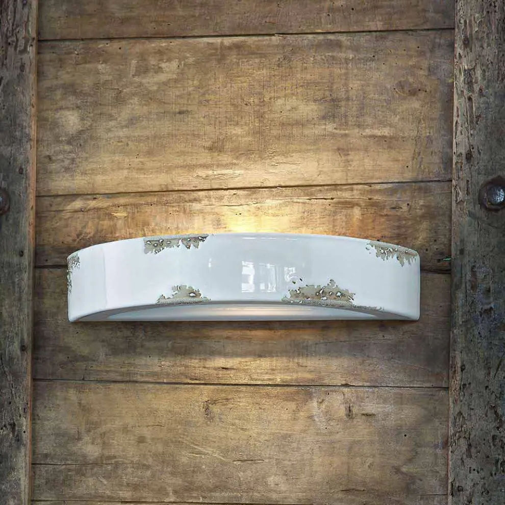 Wandlampe Vintage aus Keramik Helen Ferroluce