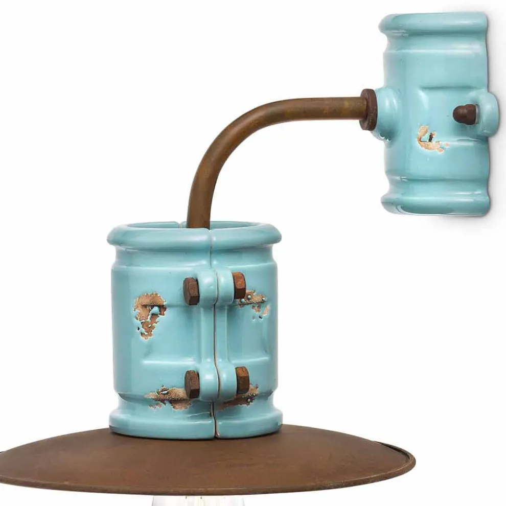 Wandleuchte aus Keramik und Metall Katy Ferroluce