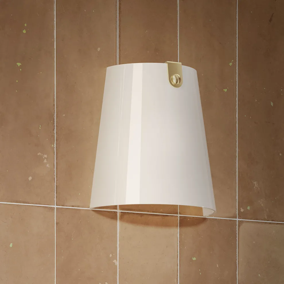 Wandleuchte aus natürlichem Messing und Glas, hergestellt in Italien – Sweets