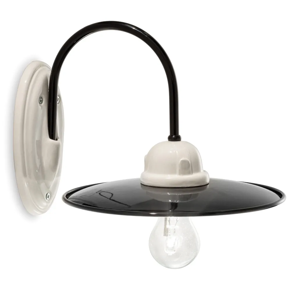 Wandleuchte im rustikalen Stil aus Keramik von Ferroluce