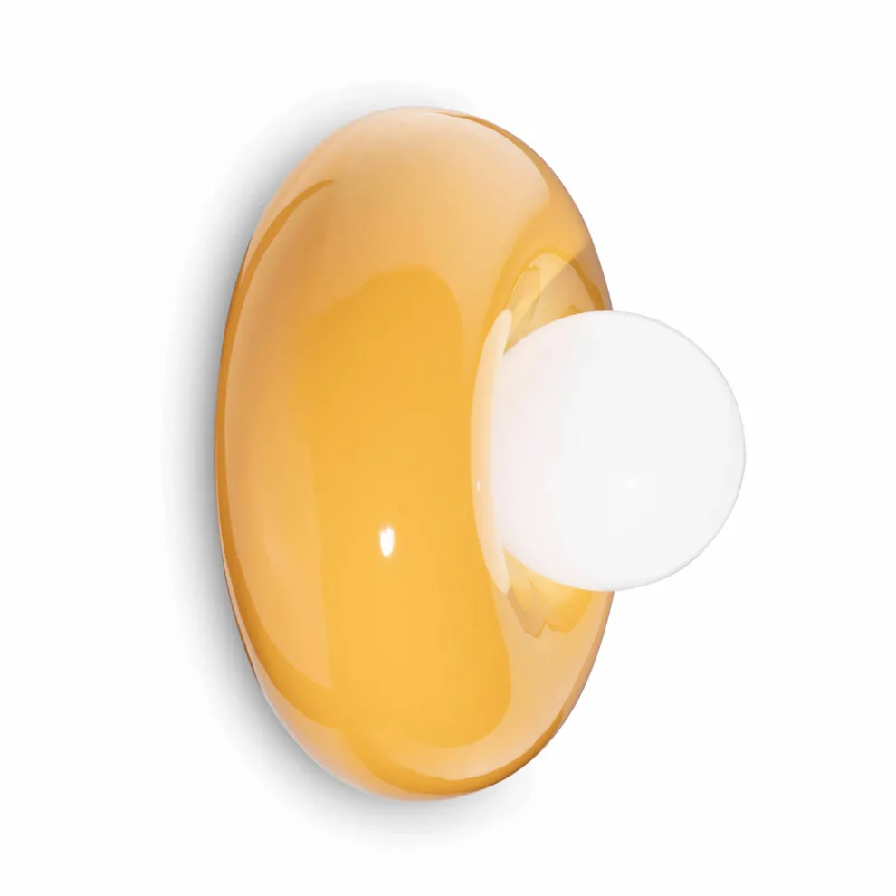 Wandleuchte mit Diffusor aus Opalglas, hergestellt in Italien – Bumbum