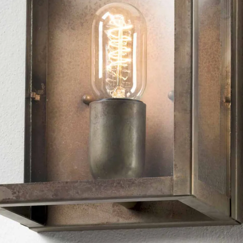 Wandleuchter im Industrie Design aus Eisen London Il Fanale