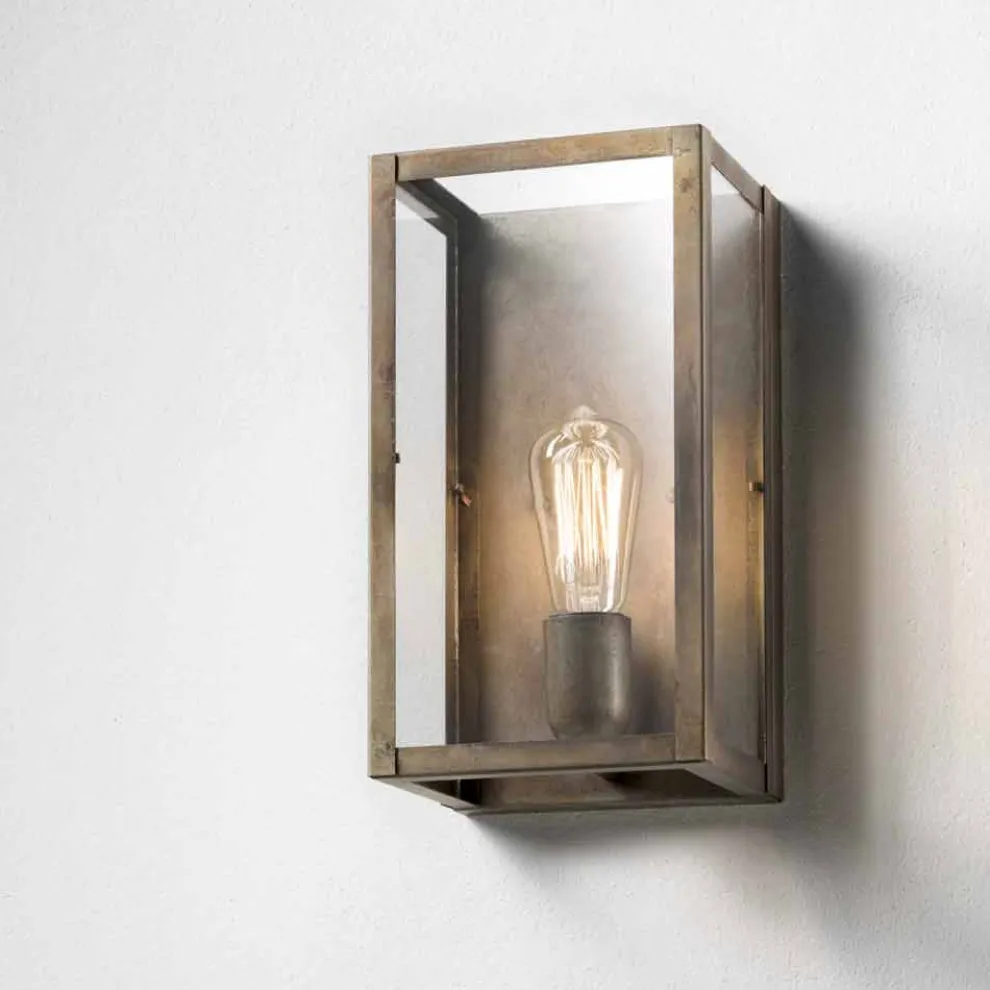 Wandleuchter im Vintage Design aus Eisen London Il Fanale