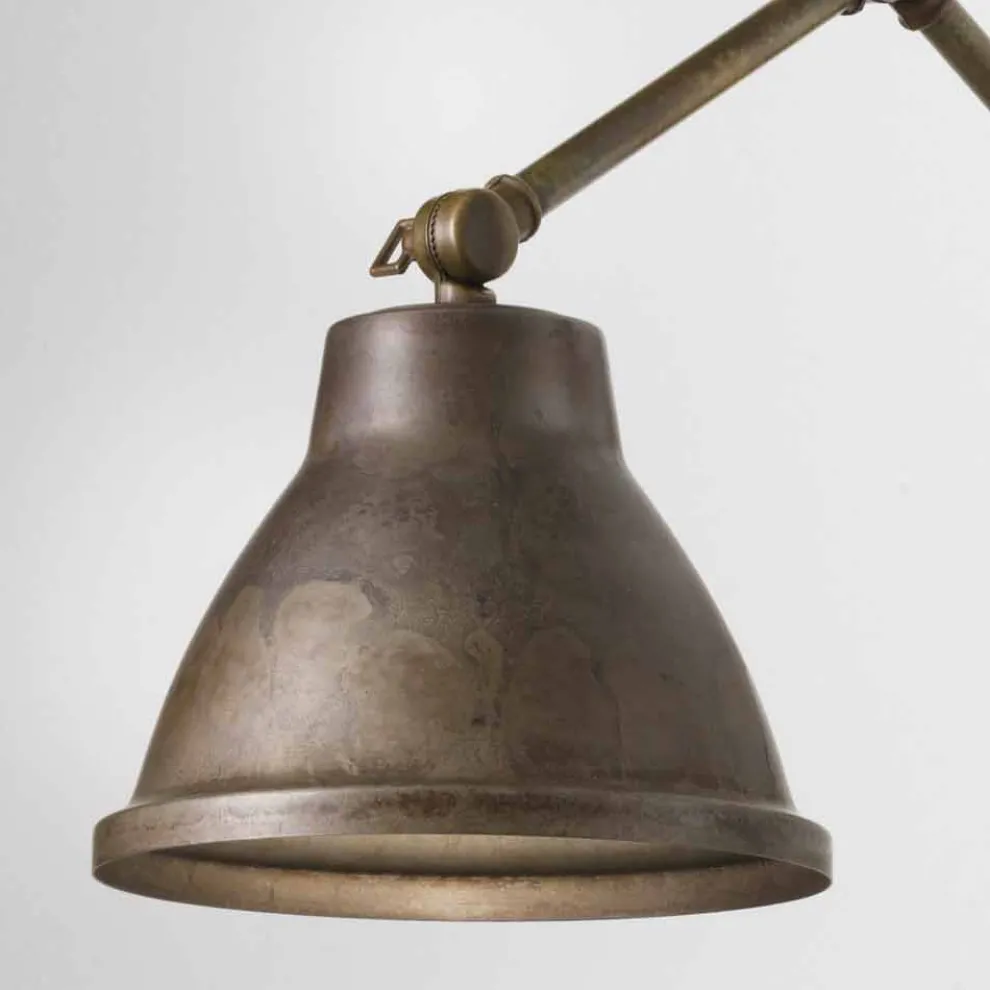 Wandleuchter Loft aus Eisen mit Schwenkarm
