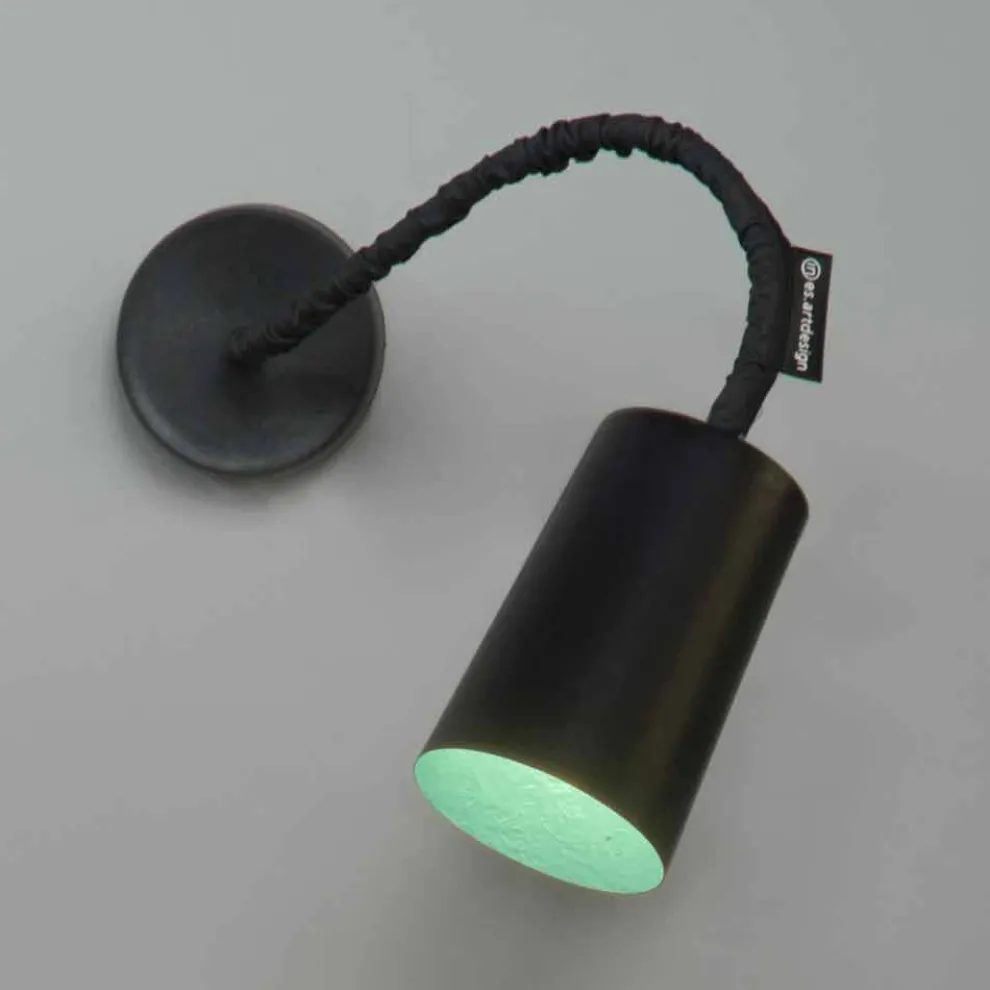 Wandmontierte Kunstharzlampe In-es.artdesign Malen Sie mit einer modernen Platte