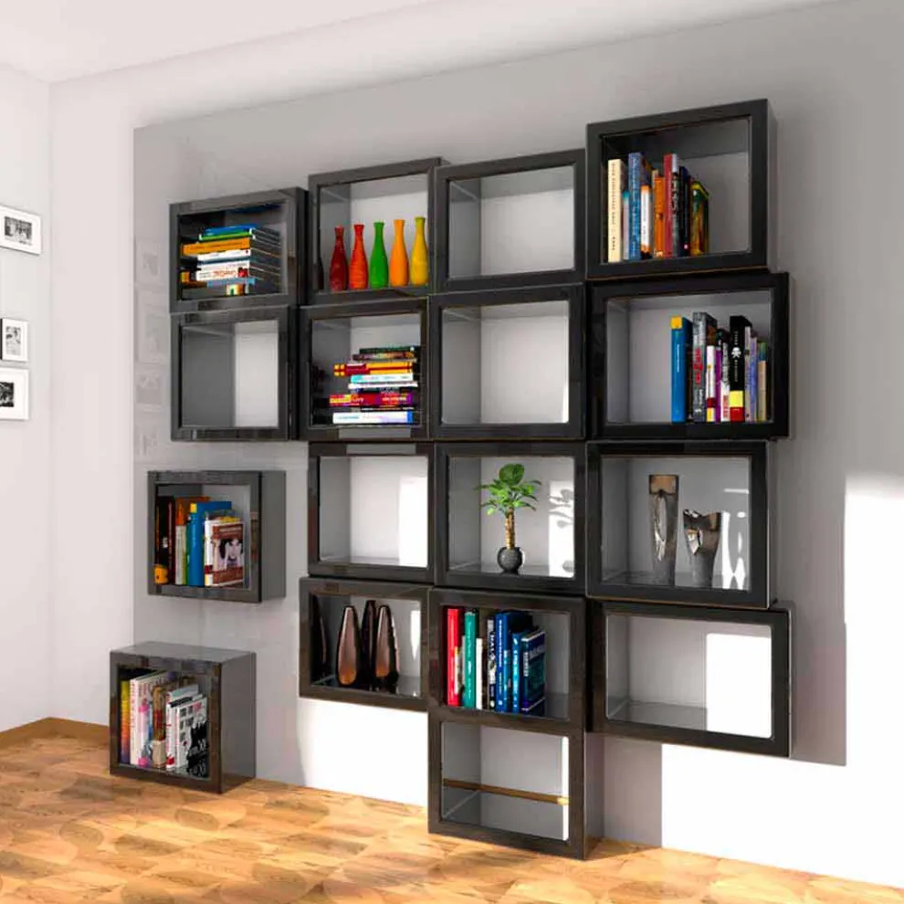 Wandregal in modernem Design Fra011 Made in Italy