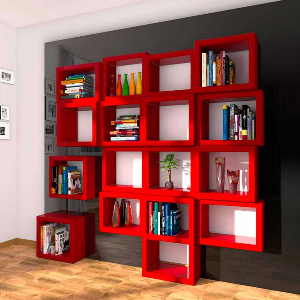 Wandregal in modernem Design Fra011 Made in Italy