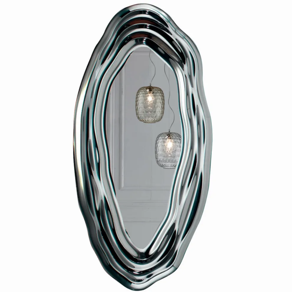 Wandspiegel aus Kristall, hergestellt in Italien – Pescara