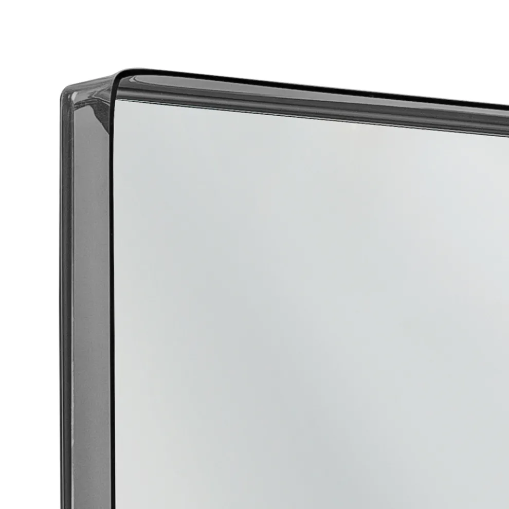 Wandspiegel mit Regalrahmen aus farbigem Plexiglas - Orvieto