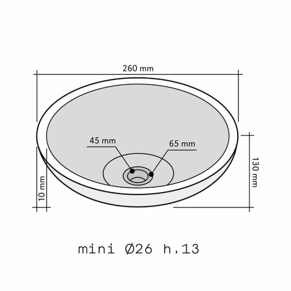 Waschbecken Aufsatzwaschbecken aus schwarzen Basalt Kali Design