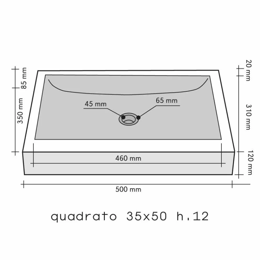 Waschbecken Aufsatzwaschbecken schwarz aus Naturstein Giacarta Design