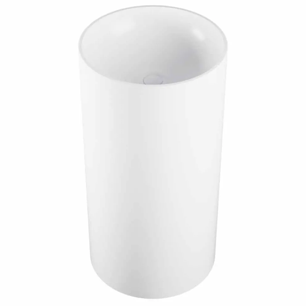 Waschbecken freestanding in Zylinderform in Italien hergestellt, Rumo