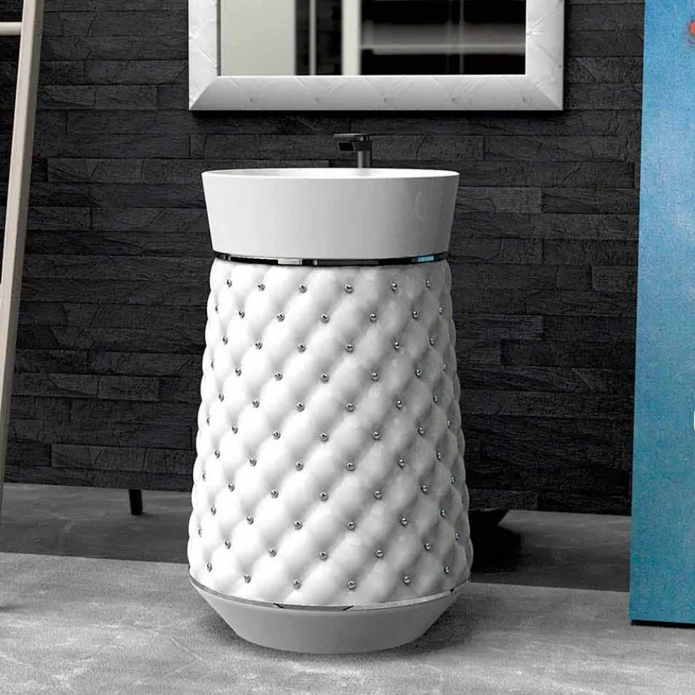 Waschbecken Freestanding in modernem Design aus Solid Surface® Elizabeth