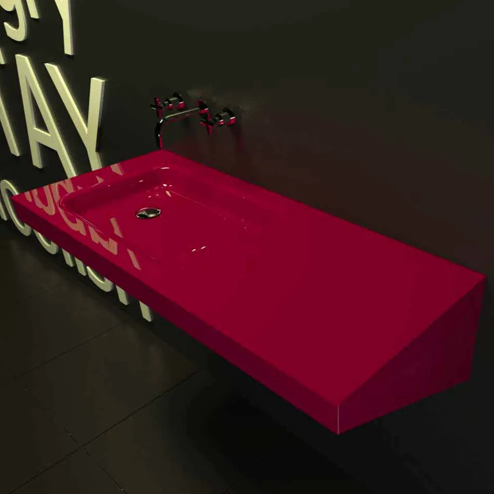 Waschbecken in modernem Design Saddled Made in Italy