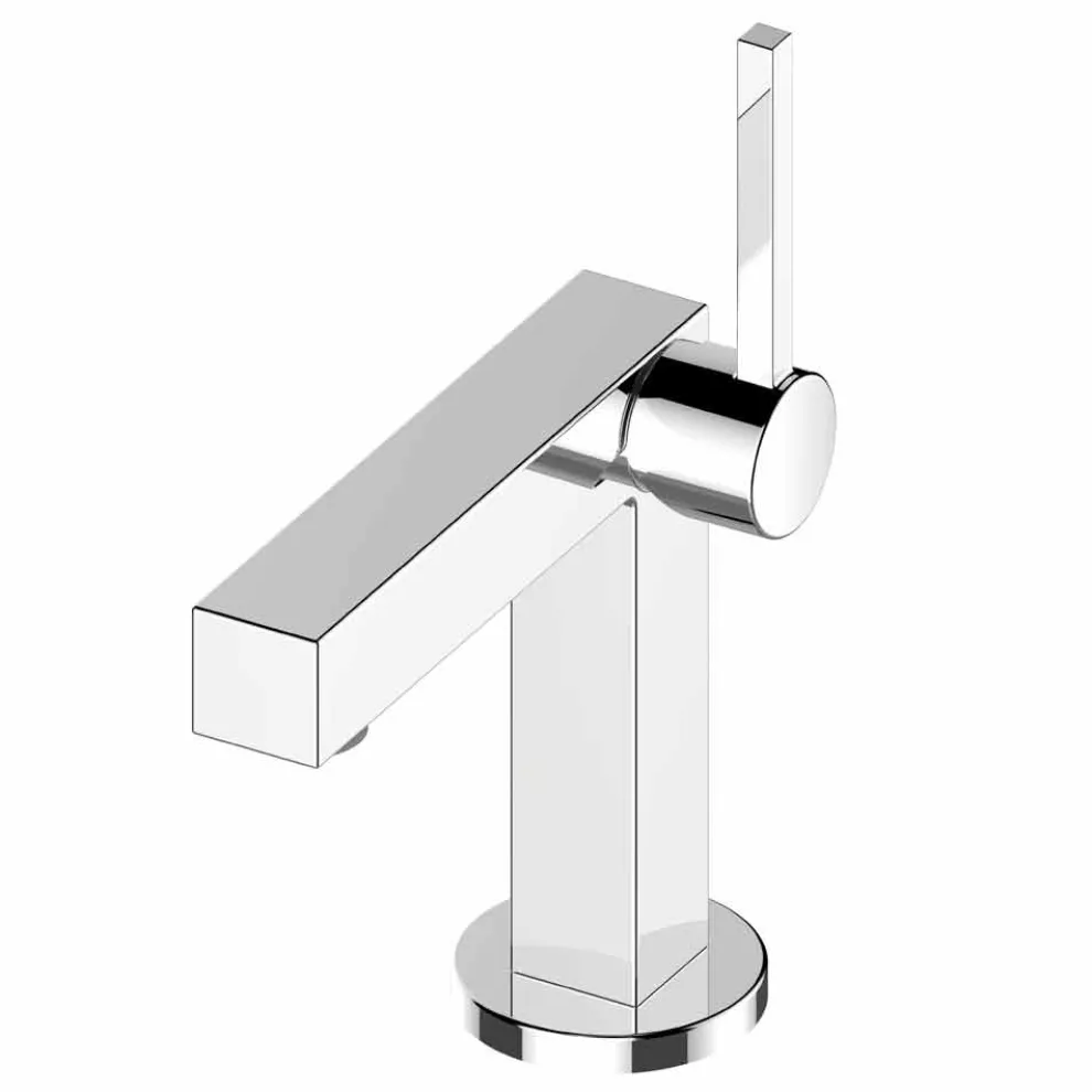 Waschbeckenmischer in Messing-Chrom-Finish, hohe Qualität - Girino