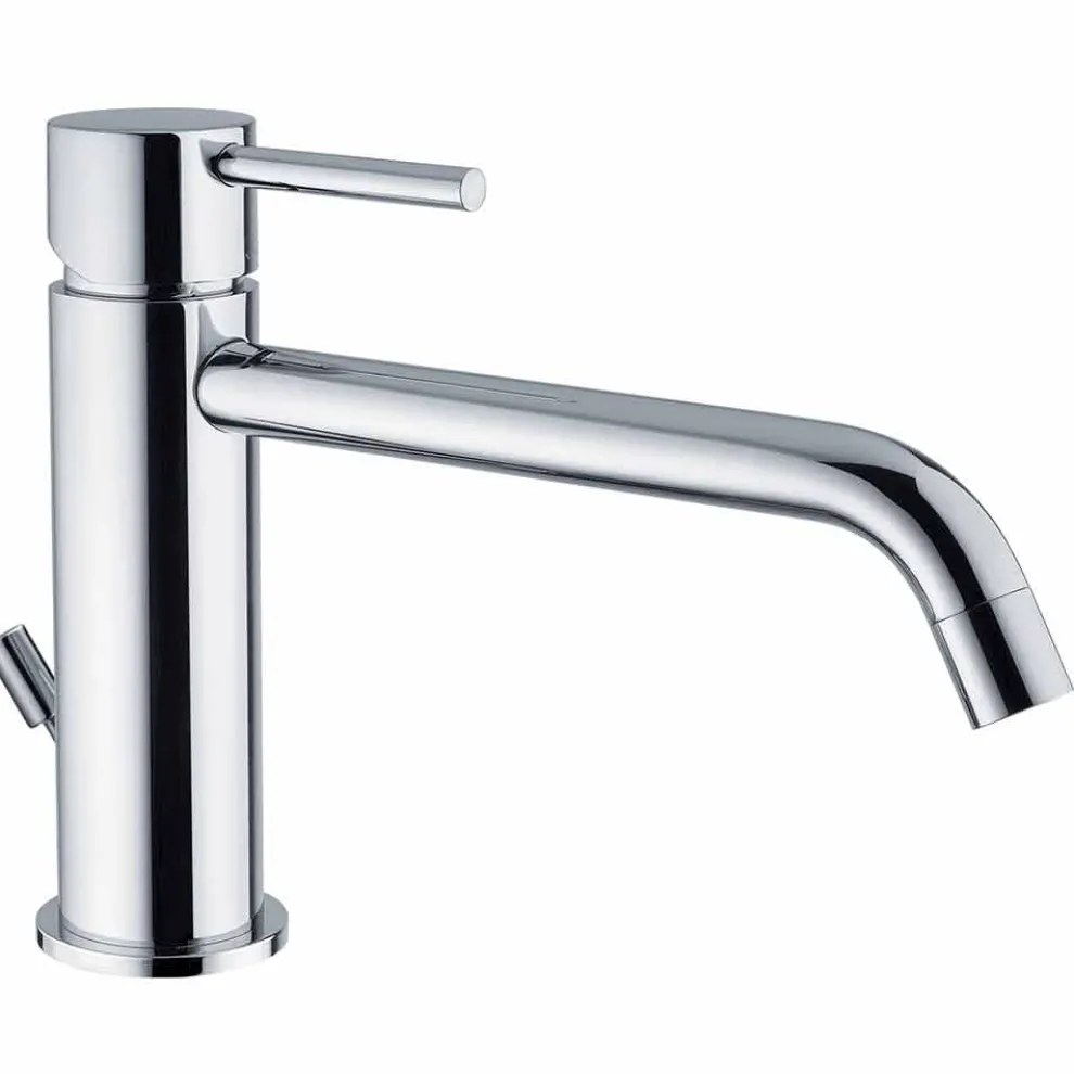 Waschtischmischer mit Ausguss 200 mm Achsabstand aus Messing Made in Italy - Liro