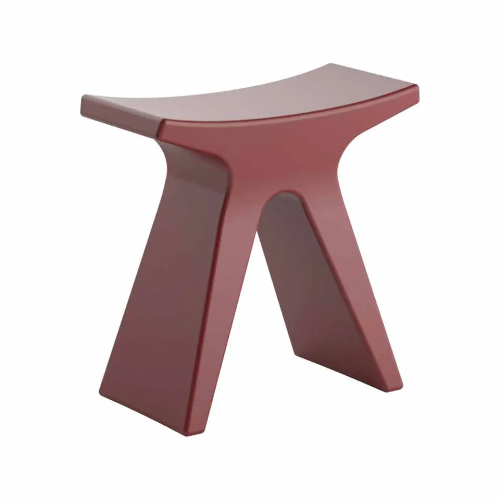 Low Design Outdoor Hocker aus Polypropylen Made in Italy - Prue