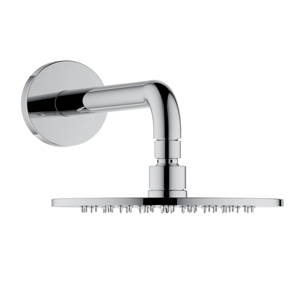 2-Wege-Duschgruppe Duschkopf und Handbrause mit runder oder quadratischer Rosette - Imperio