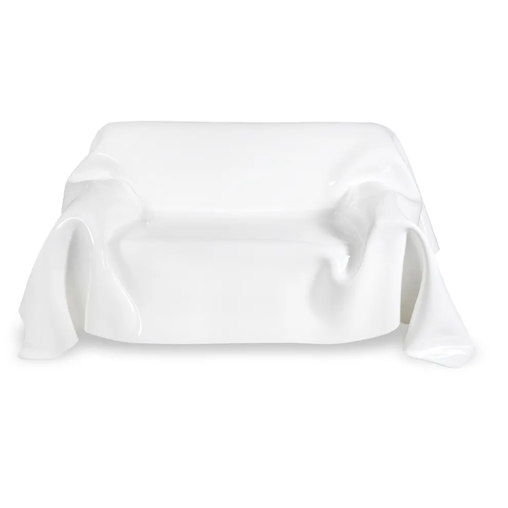 Weißes oder mehrfarbiges Plexiglassofa, recycelbar innen außen - Jolly