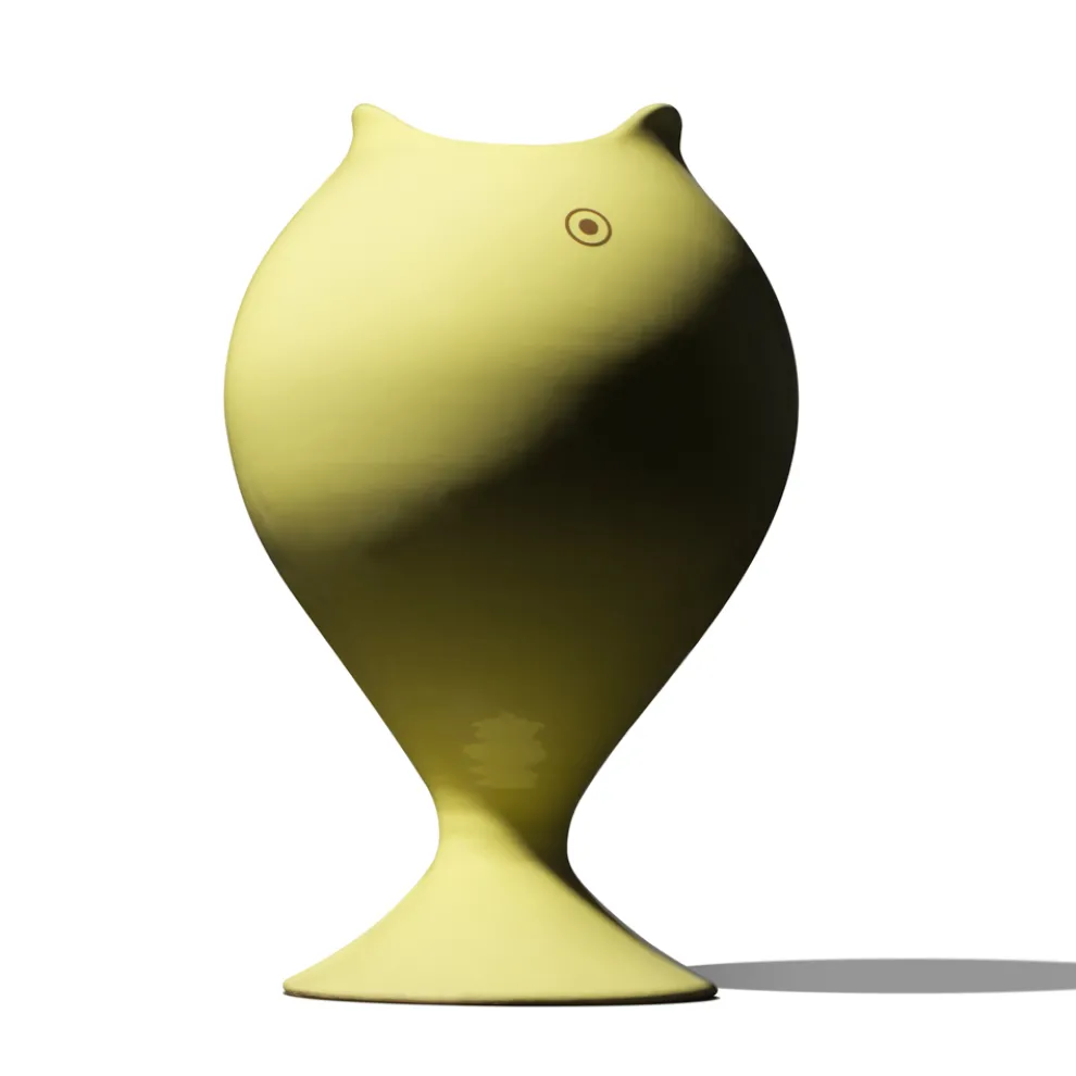Dekorative Designvase in Form eines Königsfisches aus Keramik Made in Italy - Rey