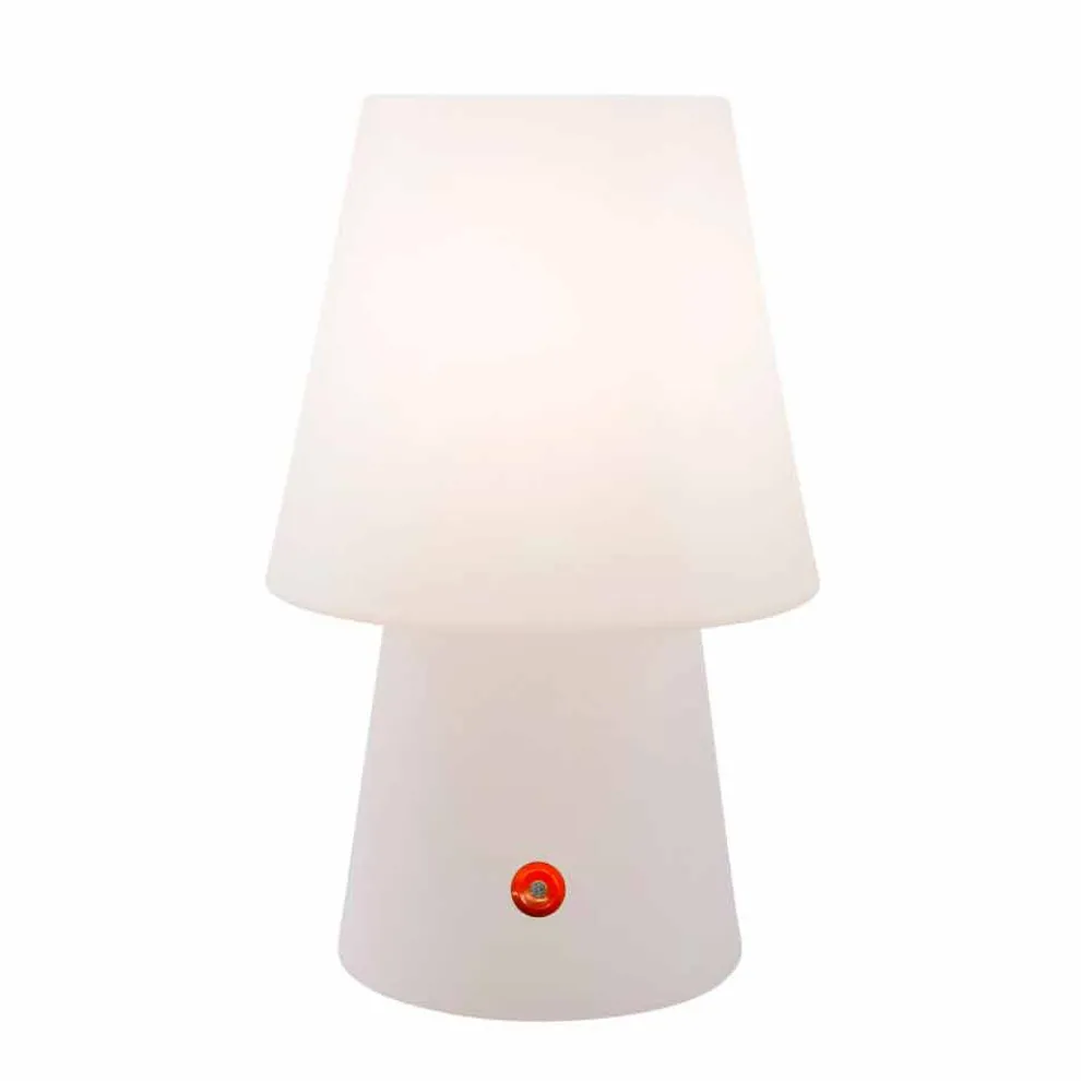 Wiederaufladbare LED-Lampe aus Polyethylen für drinnen oder draußen - Fungostar