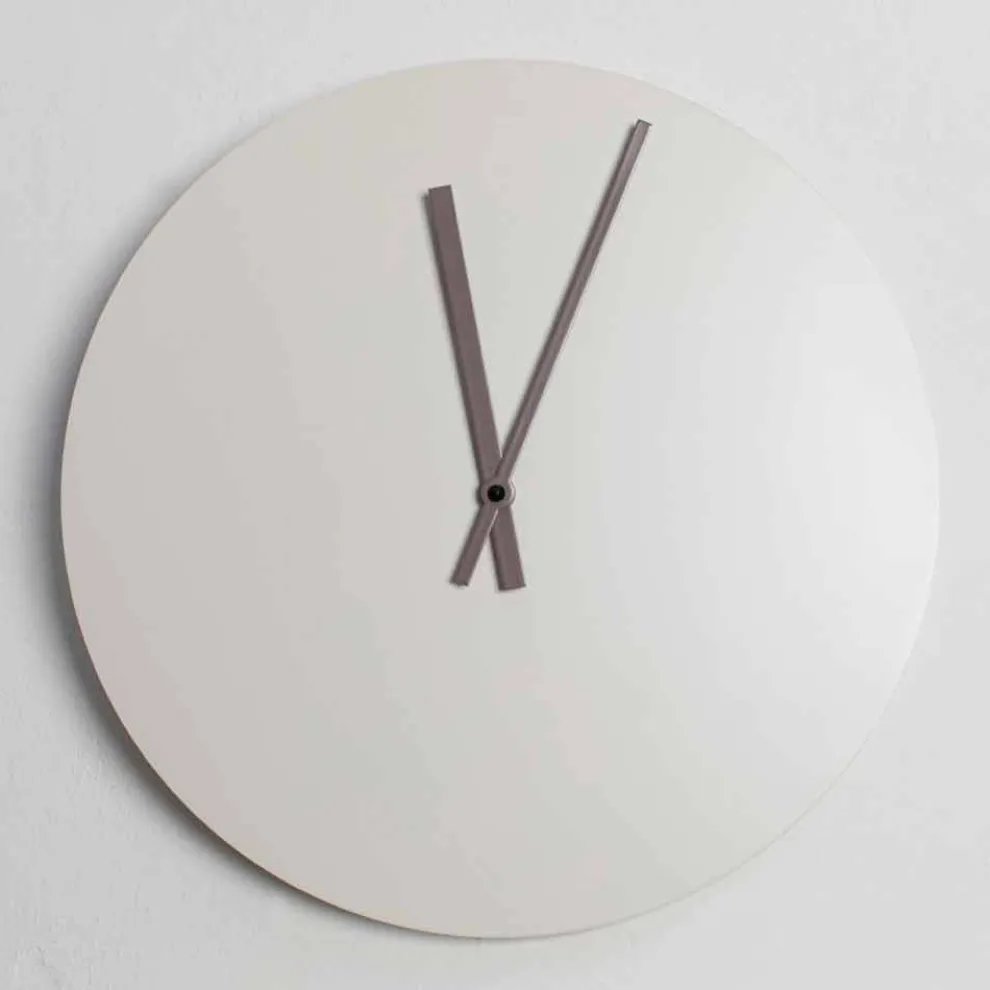 Farbige moderne Industriedesign Wanduhr Made in Italy - Fobos