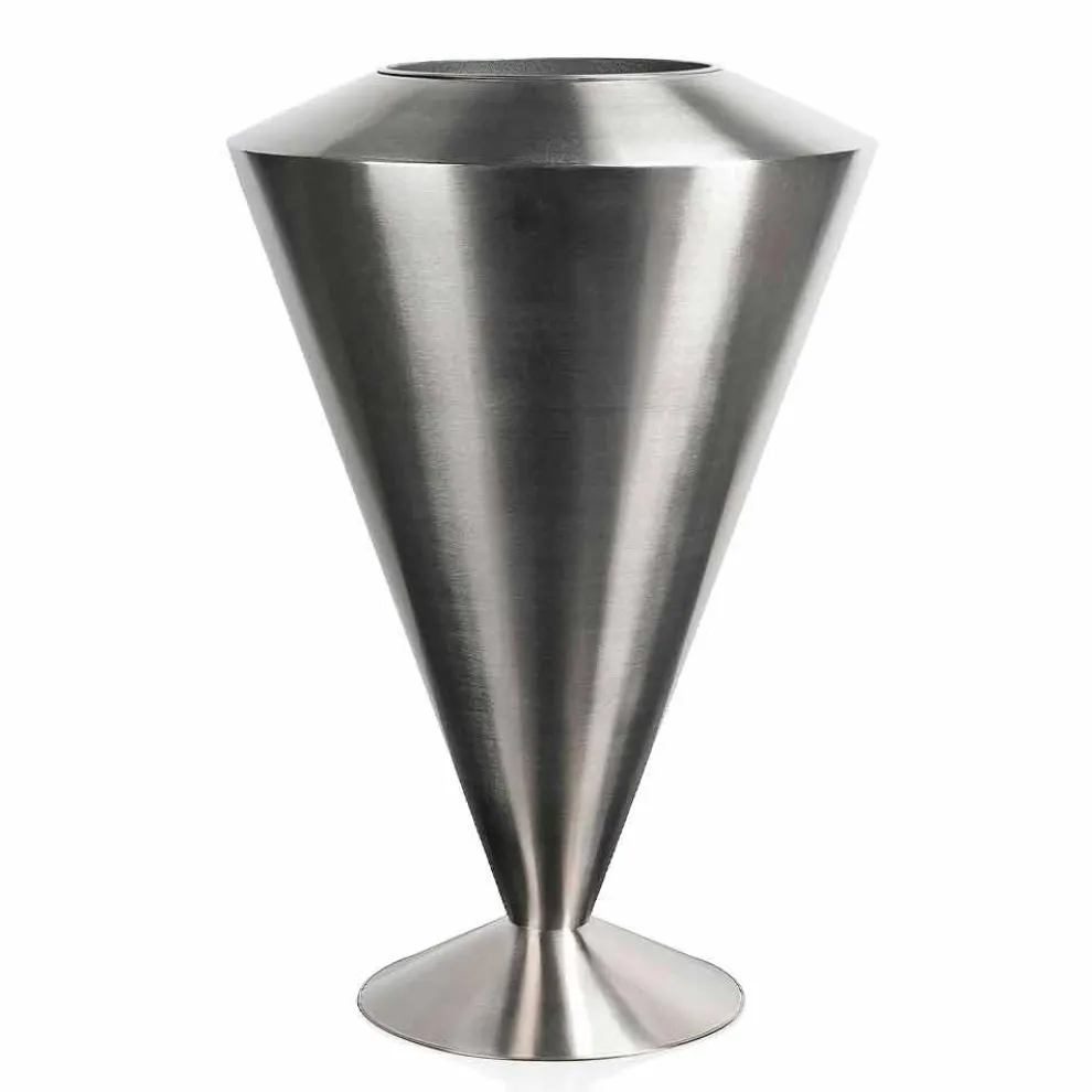 Moderner Boden Frappeuse in Stahl Satin Finish Made in Italy - Astana